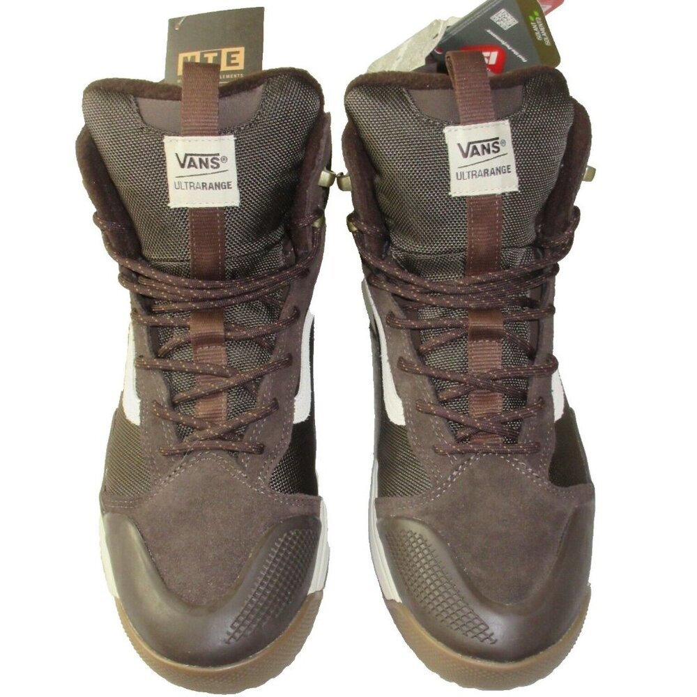 Vans Men's UltraRange Exo Hi MTE-2 All Weather Boots Demitasse Brown Size 11 NIB - Picture 2 of 6